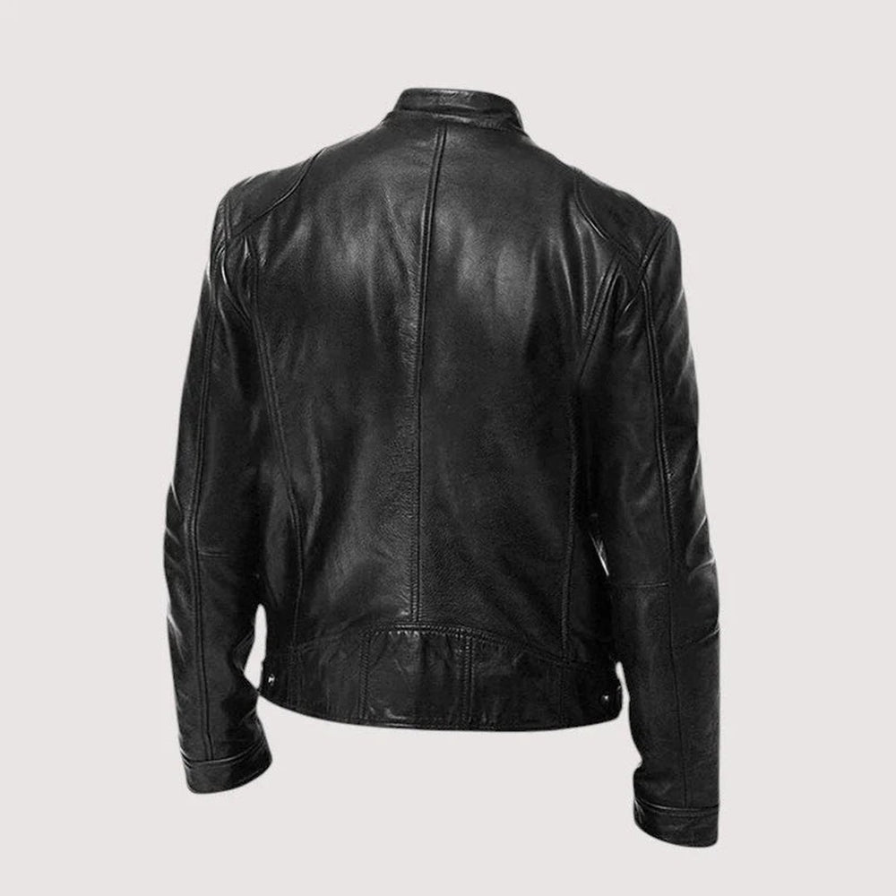 Renzo Leather Moto Jacket