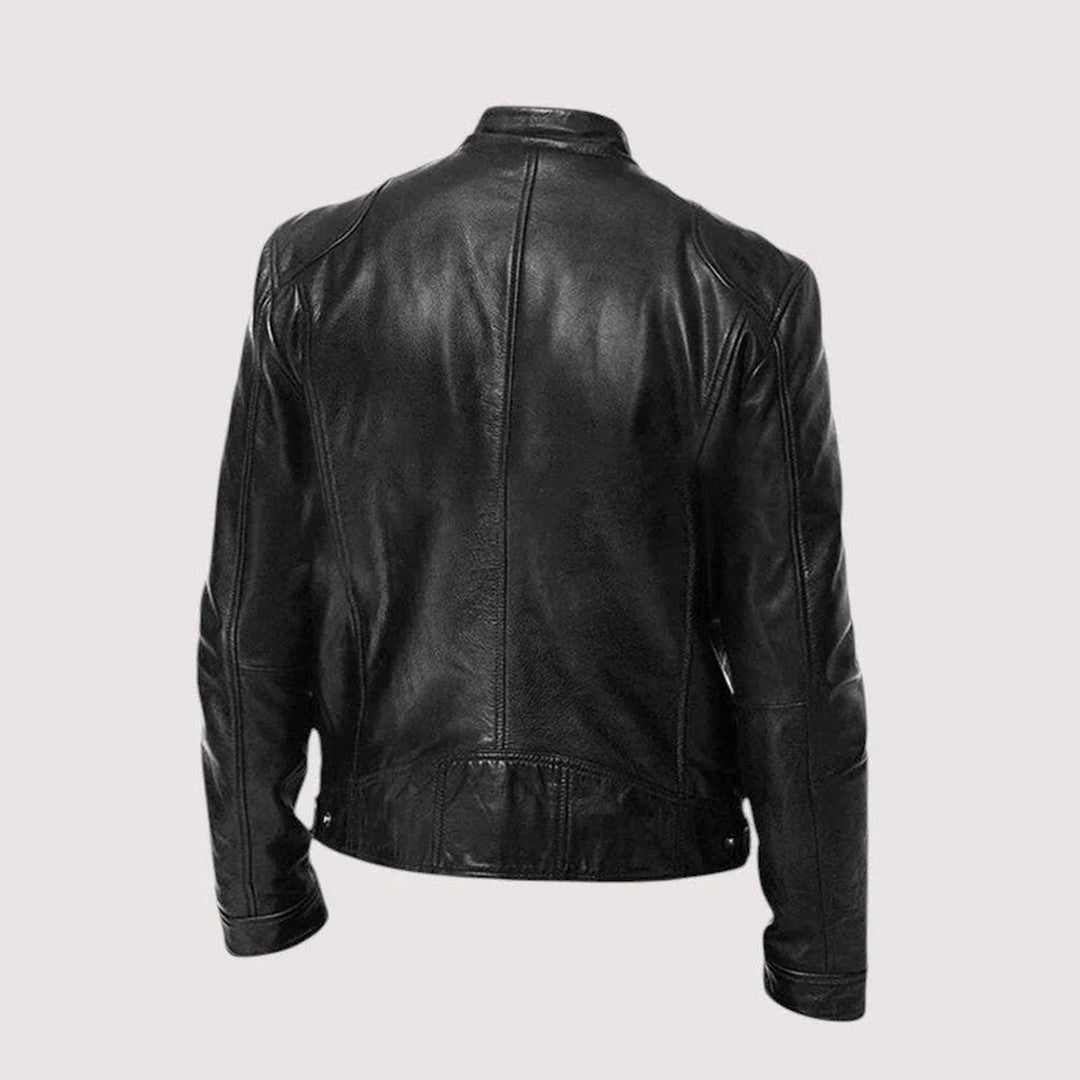 Renzo Leather Moto Jacket