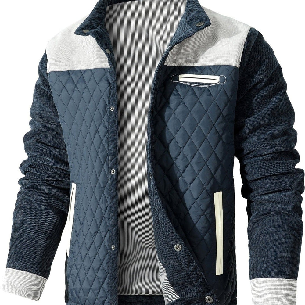 Men's Lightweight Diamond Quilted Jacket