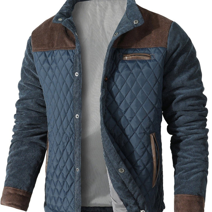 Men's Lightweight Diamond Quilted Jacket