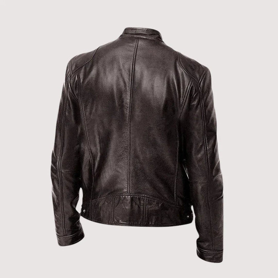 Renzo Leather Moto Jacket