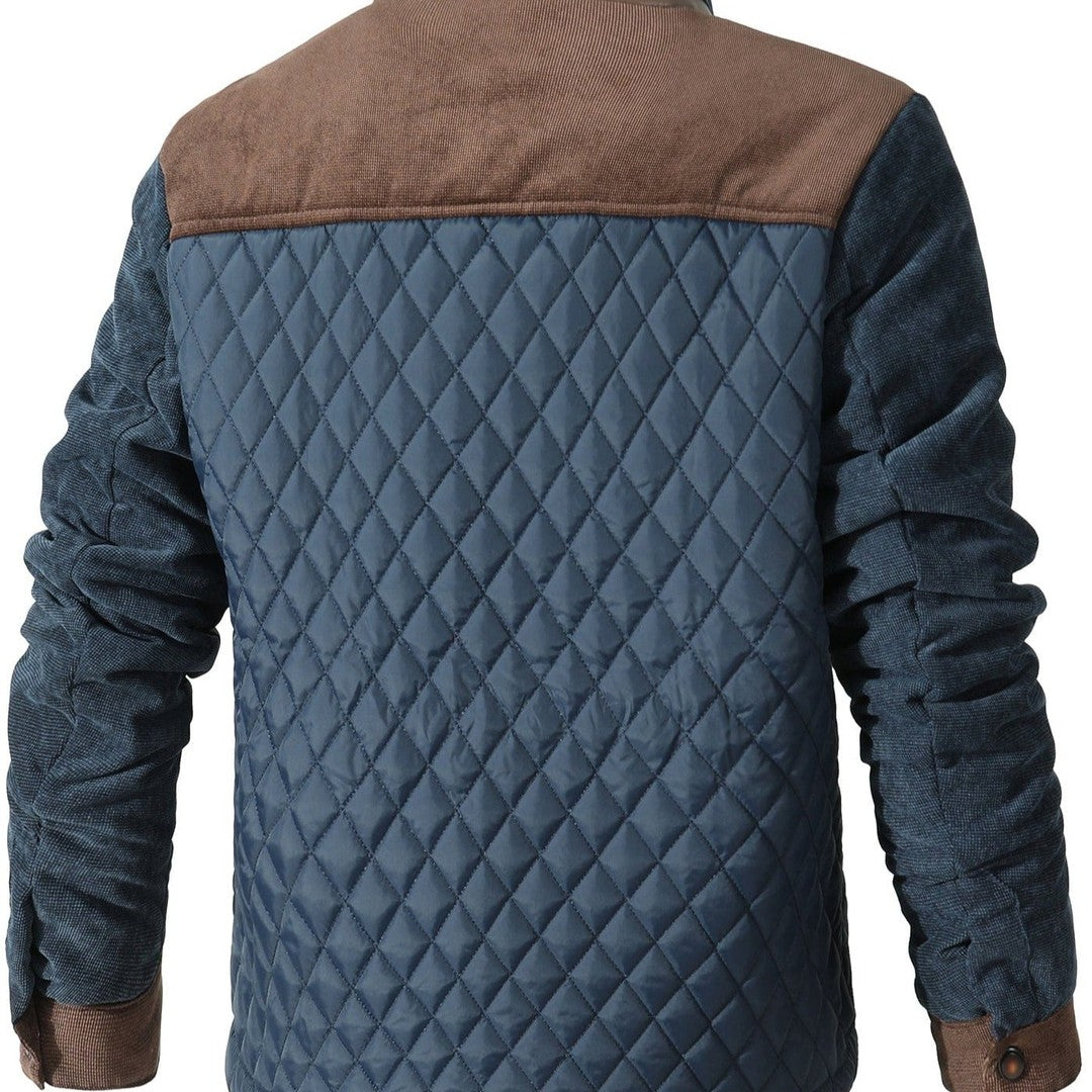 Men's Lightweight Diamond Quilted Jacket