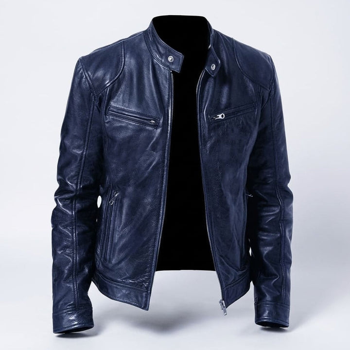 Renzo Leather Moto Jacket