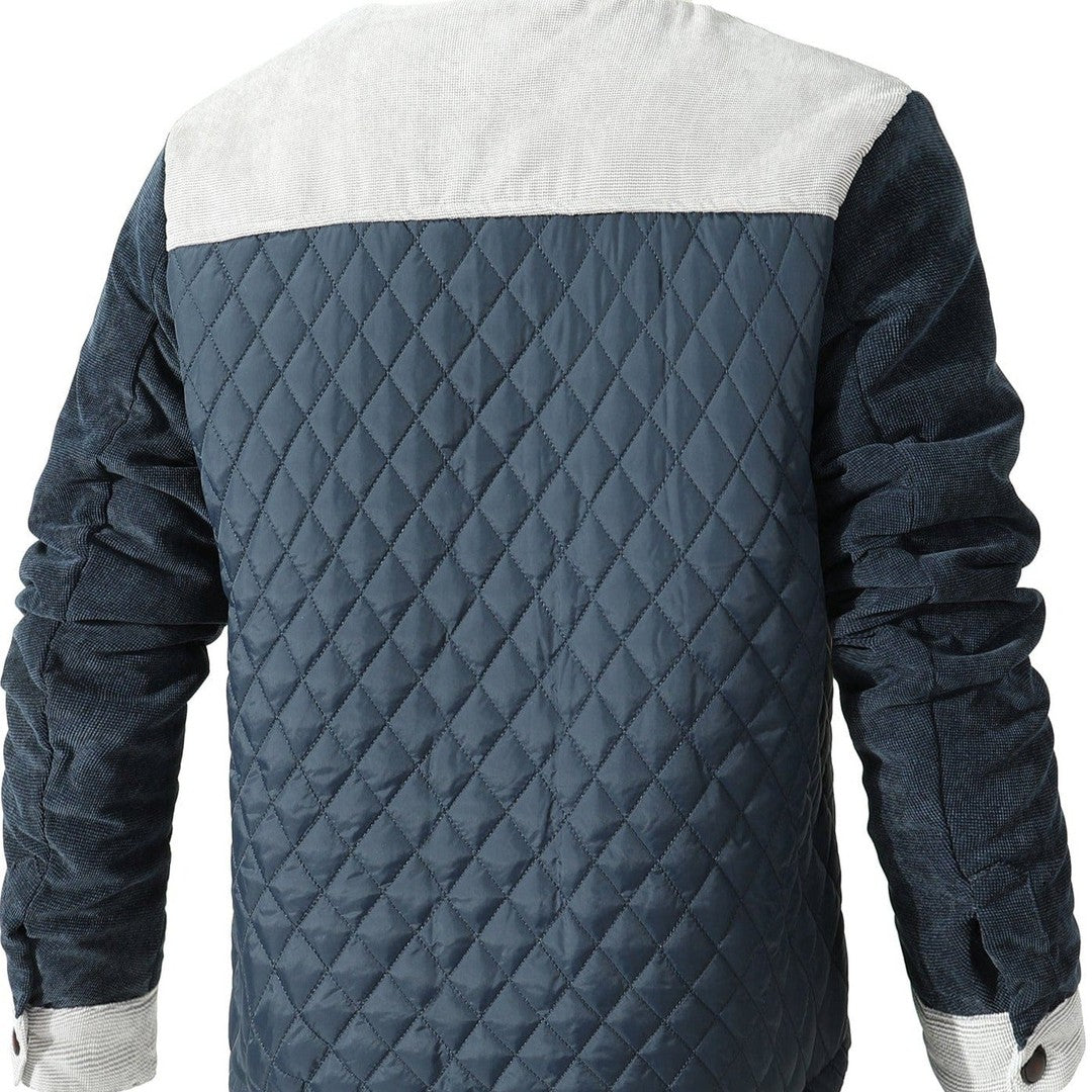 Men's Lightweight Diamond Quilted Jacket
