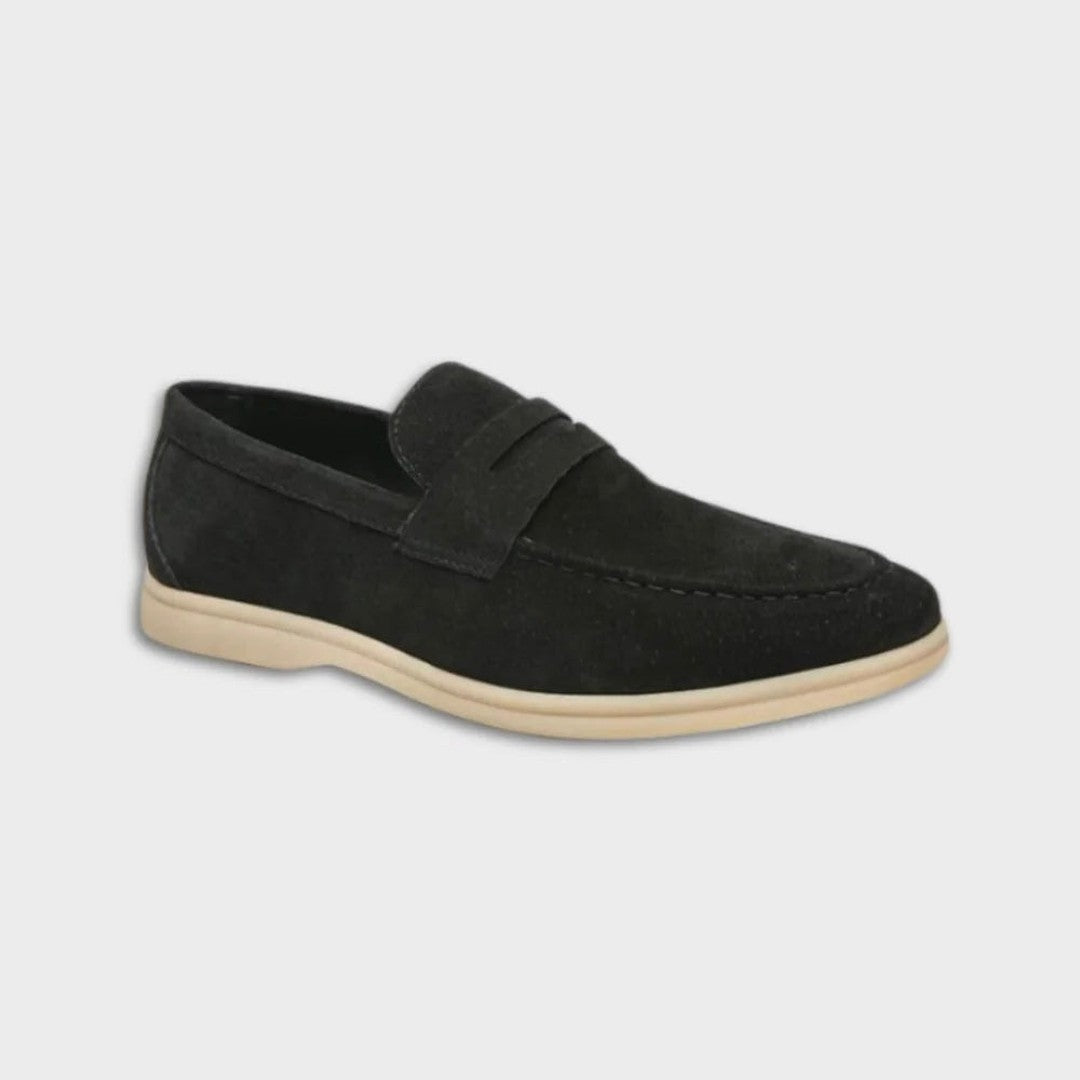 ATHÈNES Suede Leather Loafers