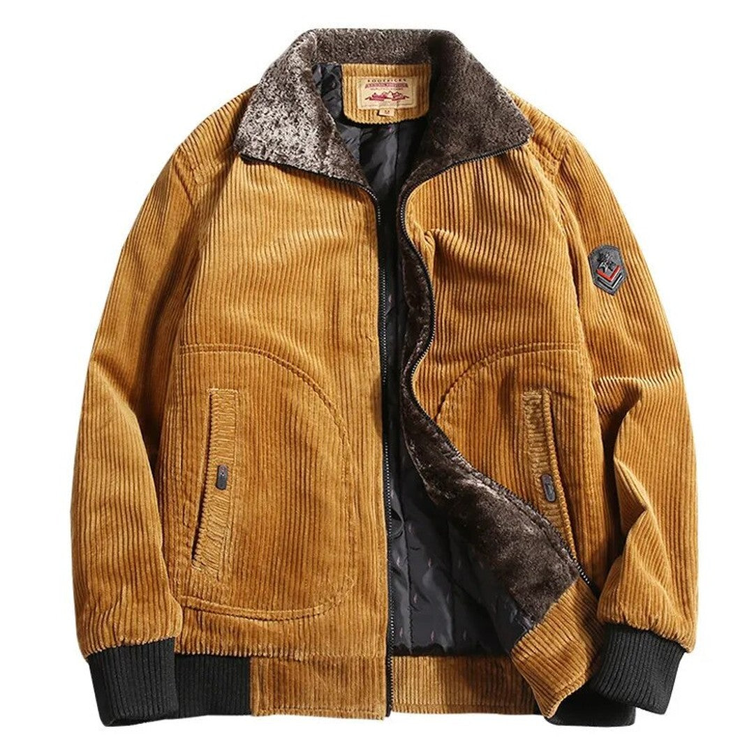 Corduroy Sherpa Collar Jacket