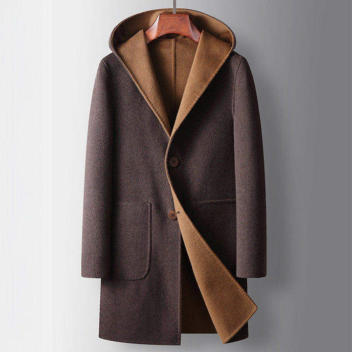 Maxwell Reversible Wool Coat