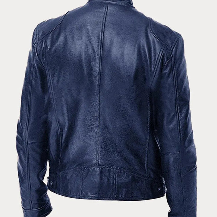 Leather-Look Biker Jacket