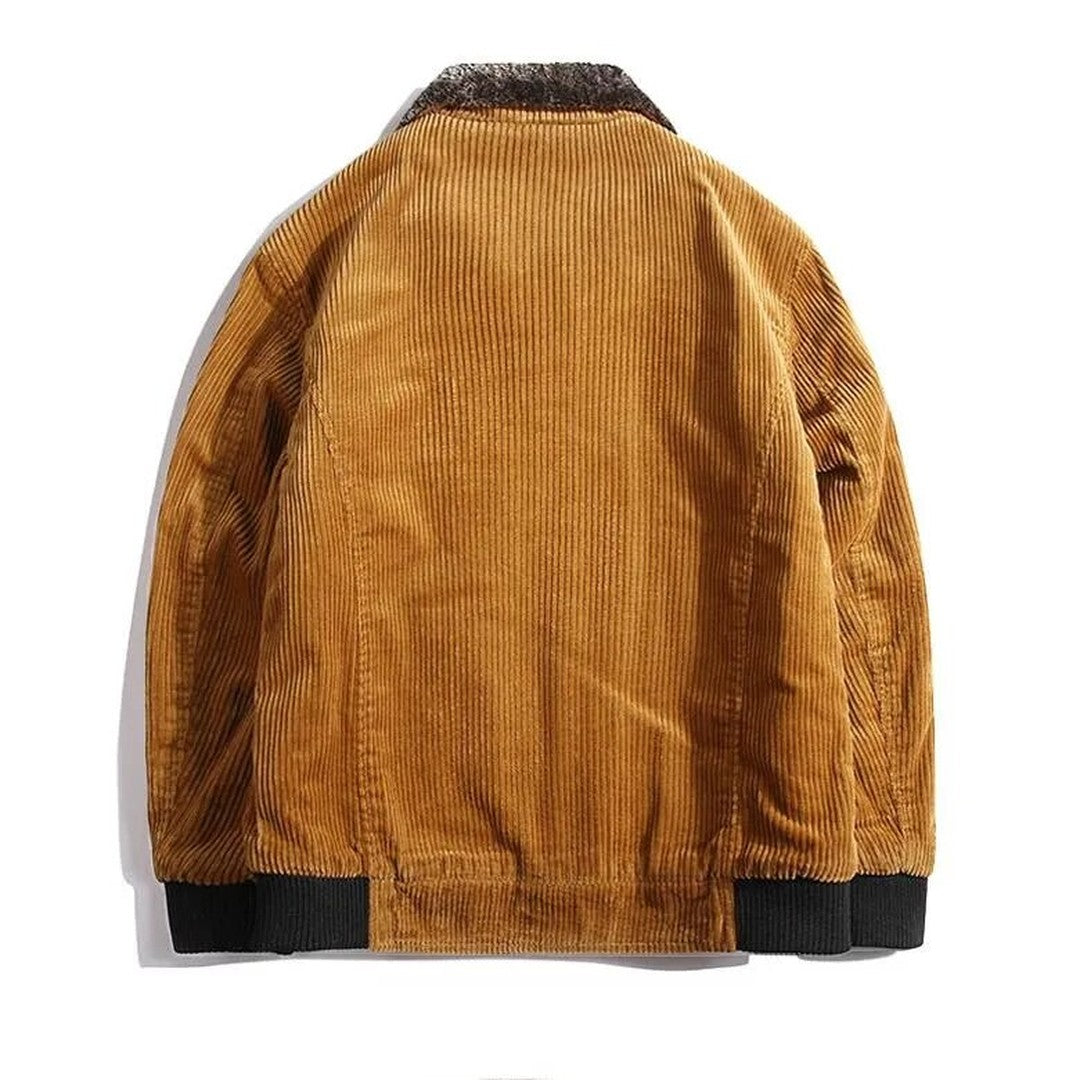 Corduroy Sherpa Collar Jacket