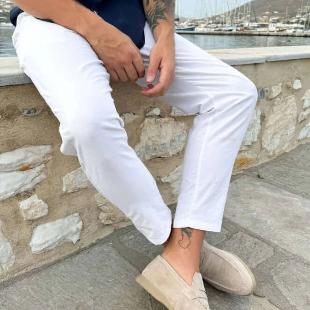 ATHÈNES Suede Leather Loafers