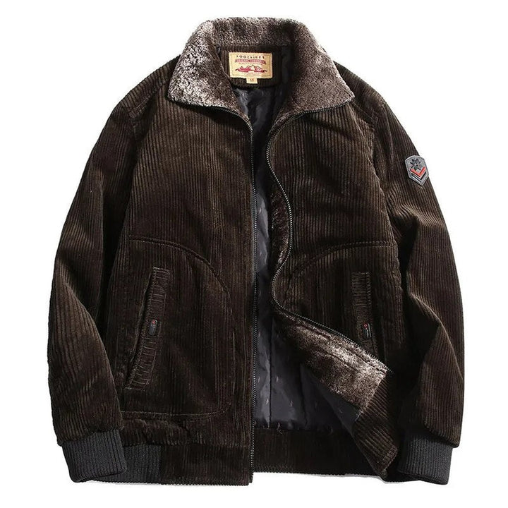 Corduroy Sherpa Collar Jacket