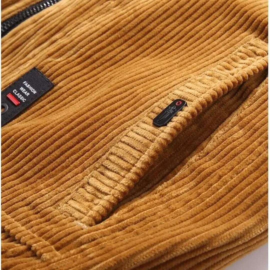 Corduroy Sherpa Collar Jacket