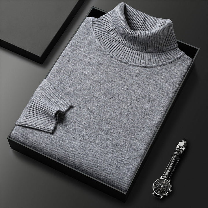 Ribbed Roll-Neck Sweater
