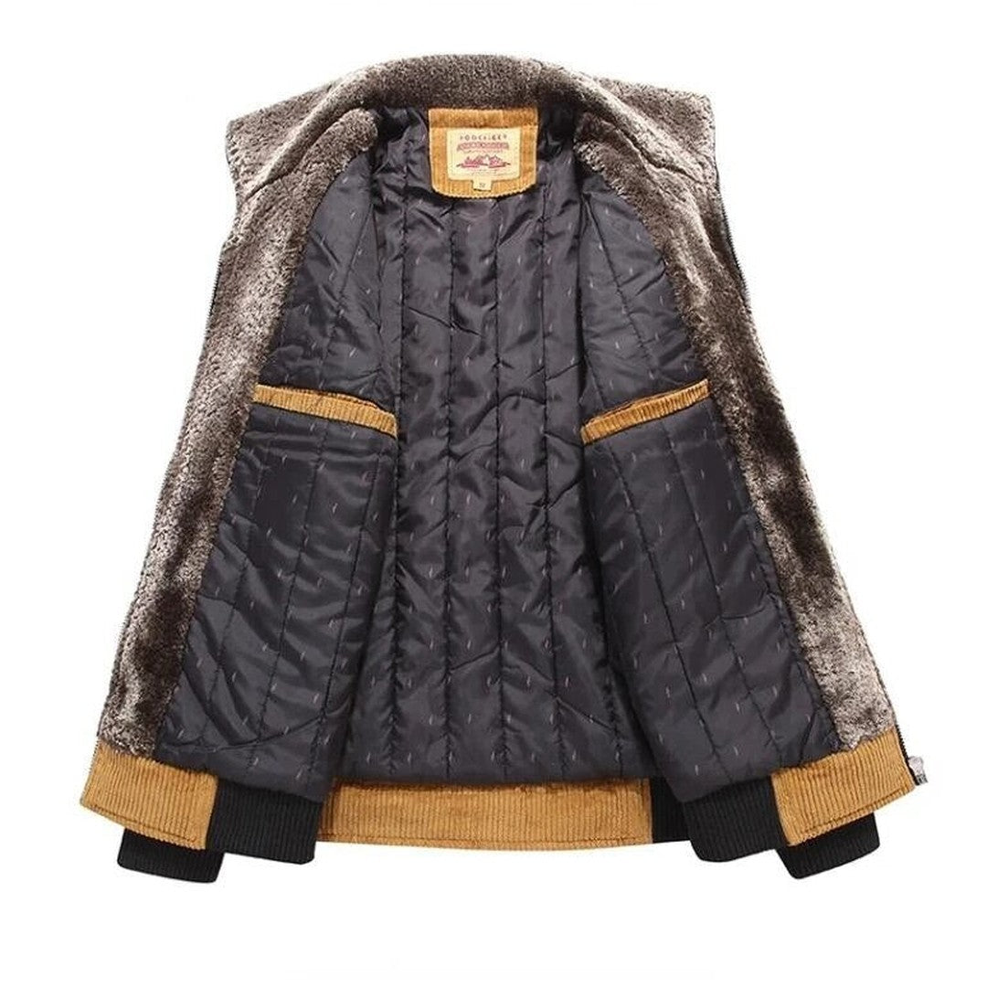 Corduroy Sherpa Collar Jacket