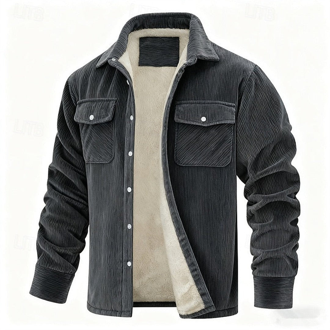 Ribbed Insulated Jacket