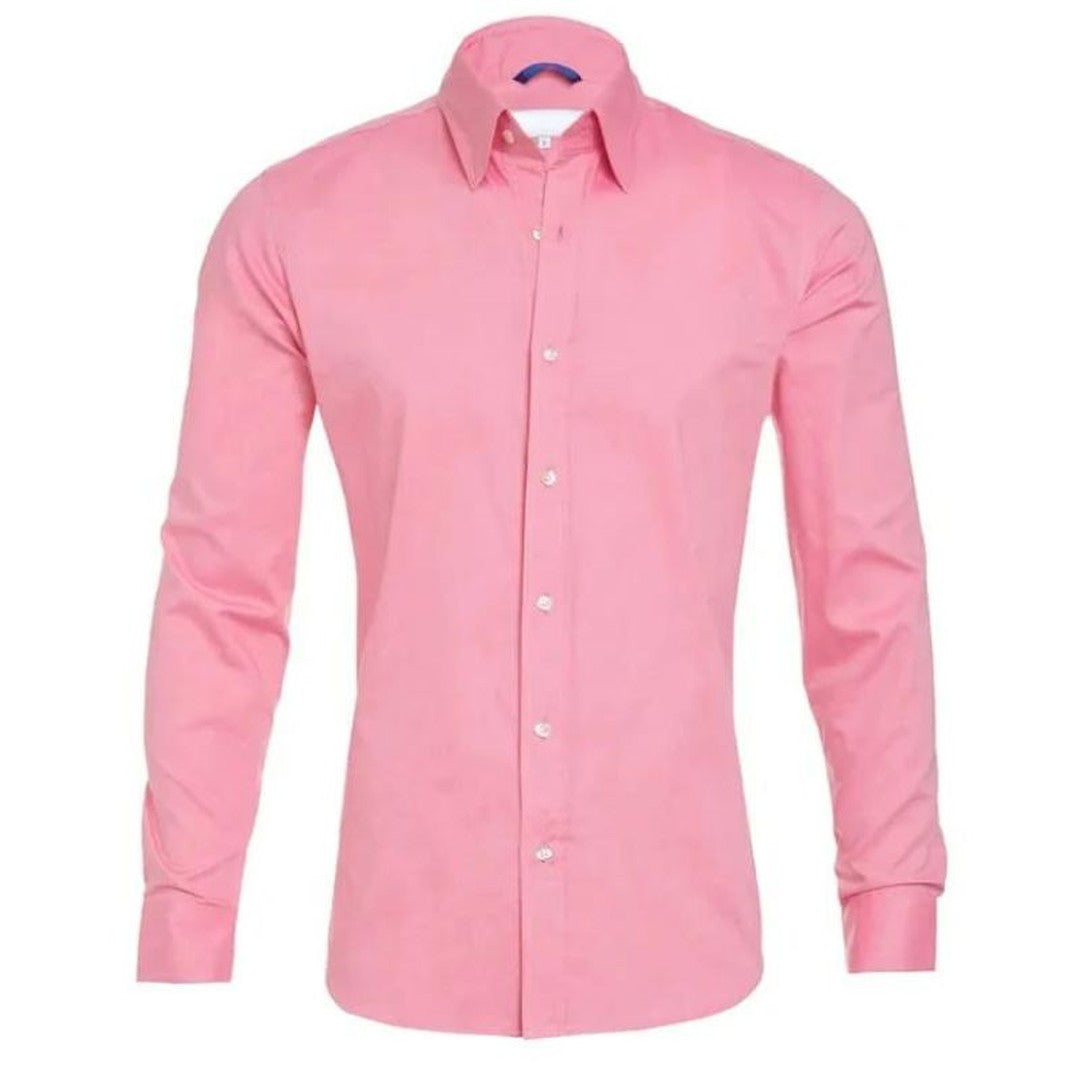 Hidden-Zip Button-Front Shirt