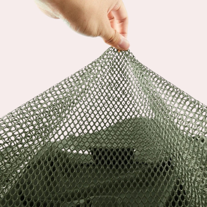 Four-Pocket Hooded Utility Jacket with Mesh-Lined Hood