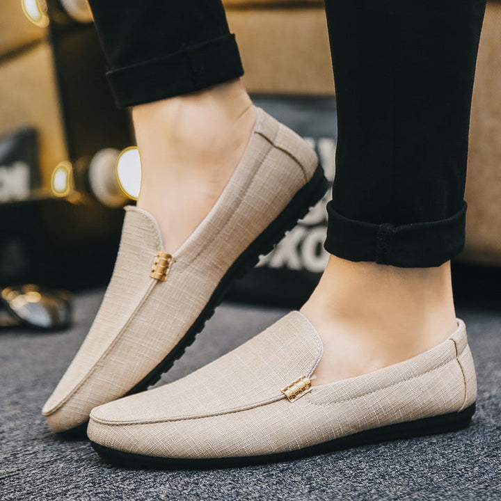 SLIP-ON CANVAS LOAFERS FOR MEN