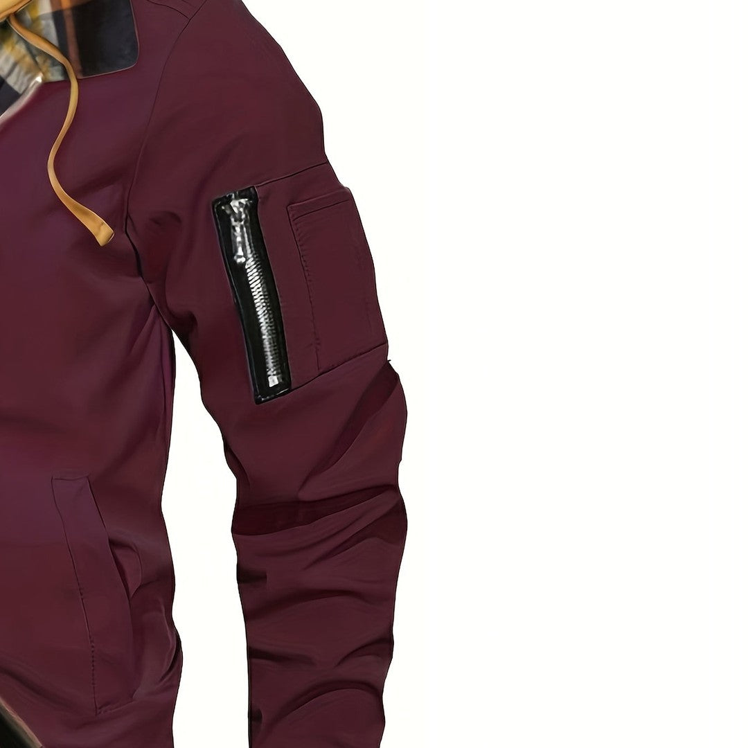 Hooded Warm-Lined Zip Jacket