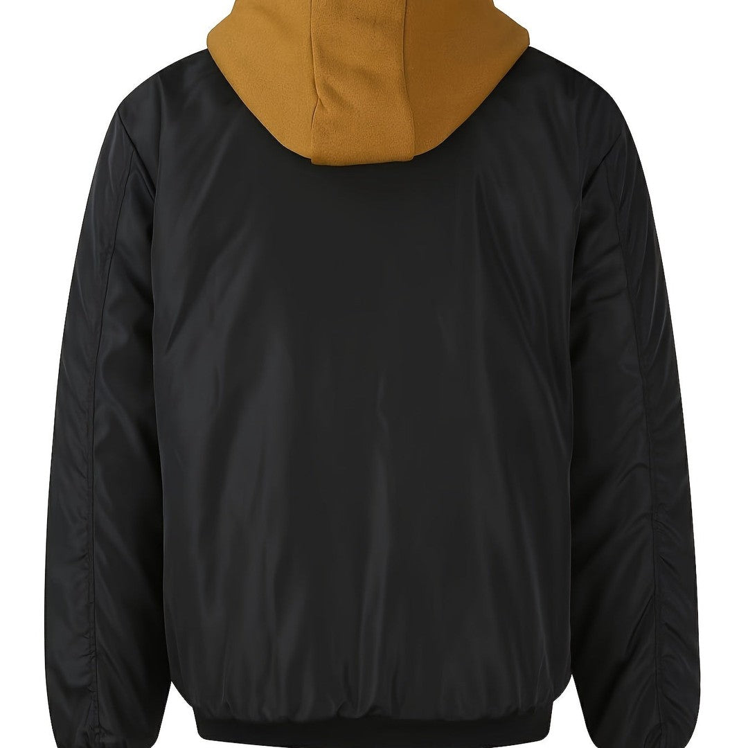 Hooded Warm-Lined Zip Jacket