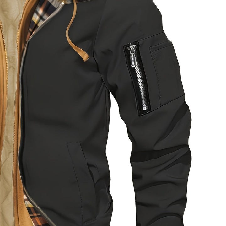 Hooded Warm-Lined Zip Jacket