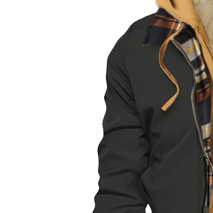Hooded Warm-Lined Zip Jacket