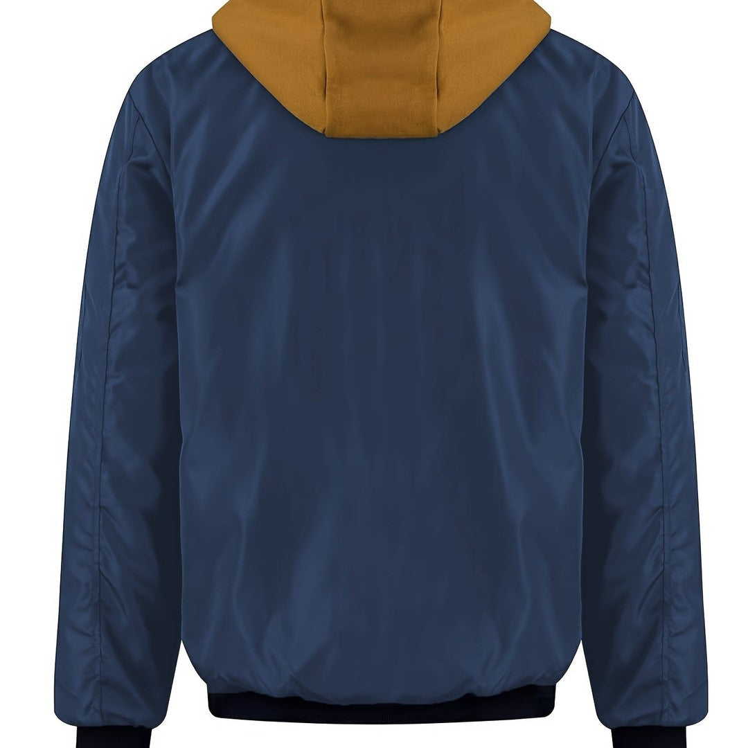 Hooded Warm-Lined Zip Jacket