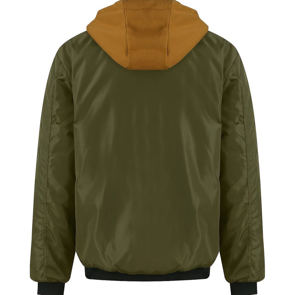 Hooded Warm-Lined Zip Jacket
