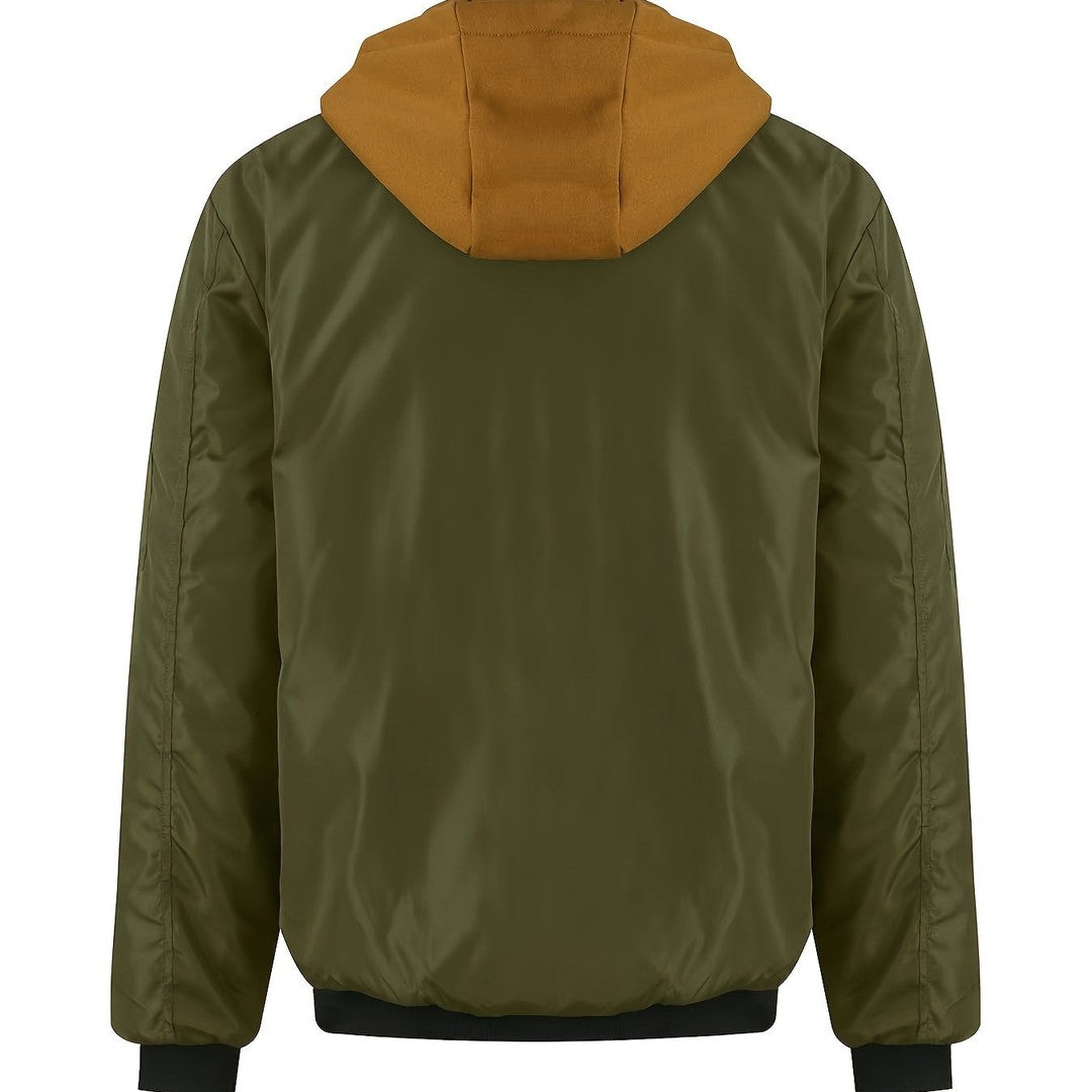 Hooded Warm-Lined Zip Jacket