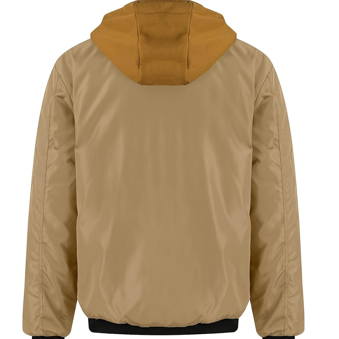 Hooded Warm-Lined Zip Jacket