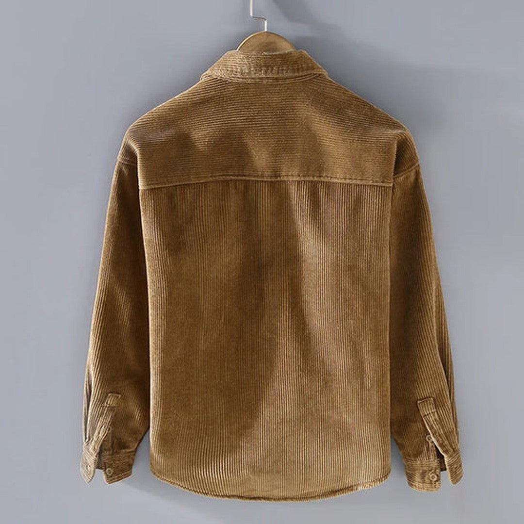 Harlan Reid - Corduroy Shirt Jacket Sherpa-Lined Chest Pockets
