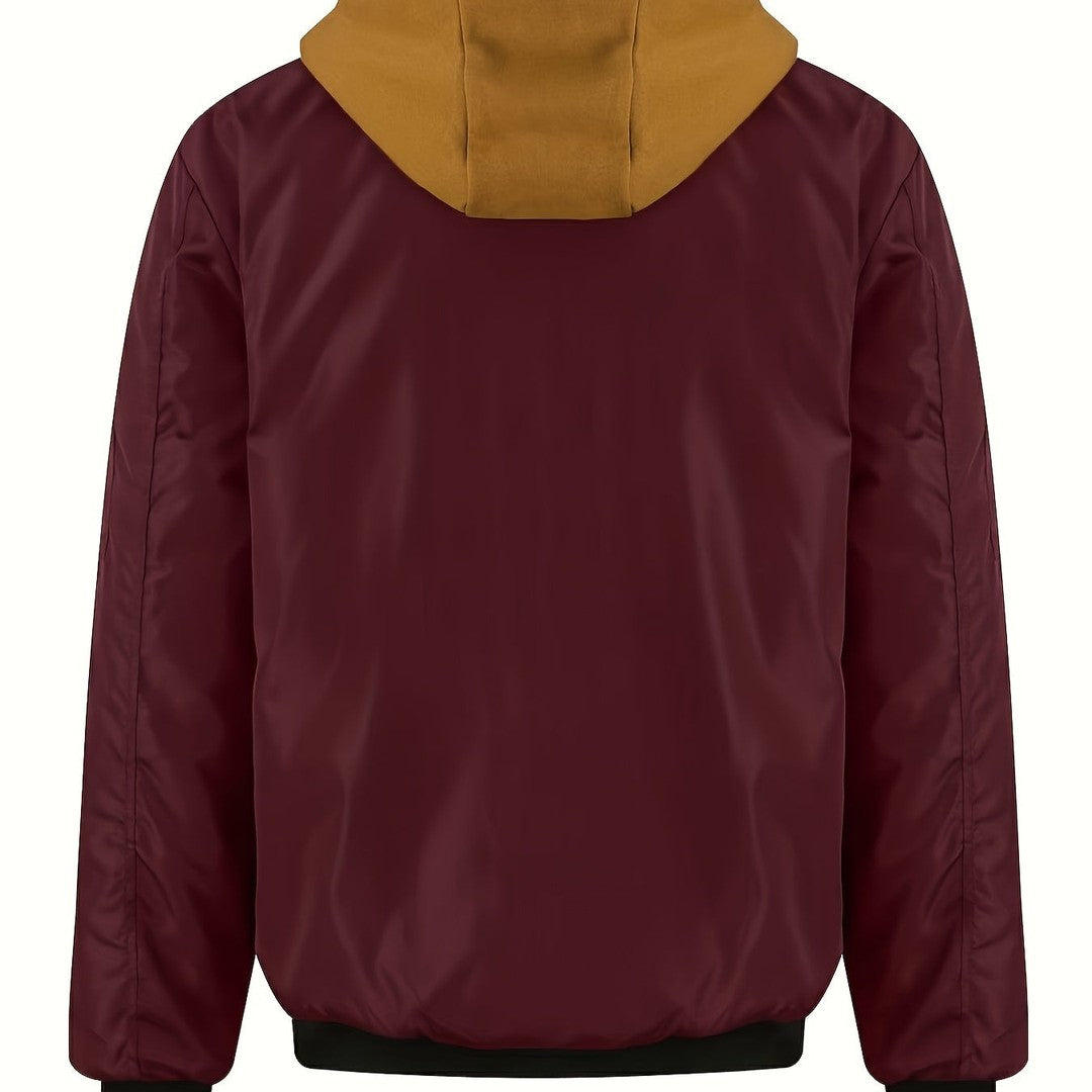 Hooded Warm-Lined Zip Jacket
