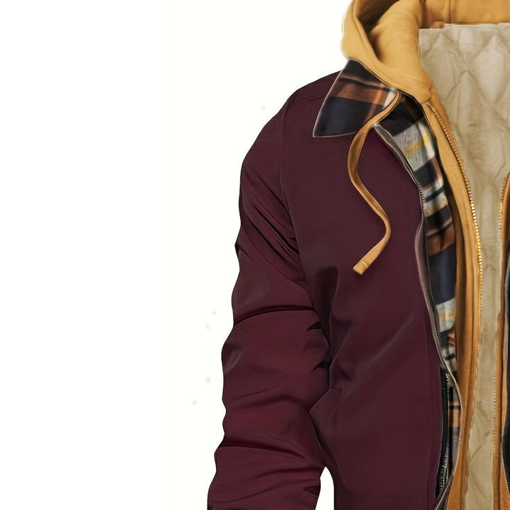 Hooded Warm-Lined Zip Jacket