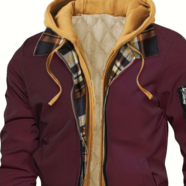 Hooded Warm-Lined Zip Jacket