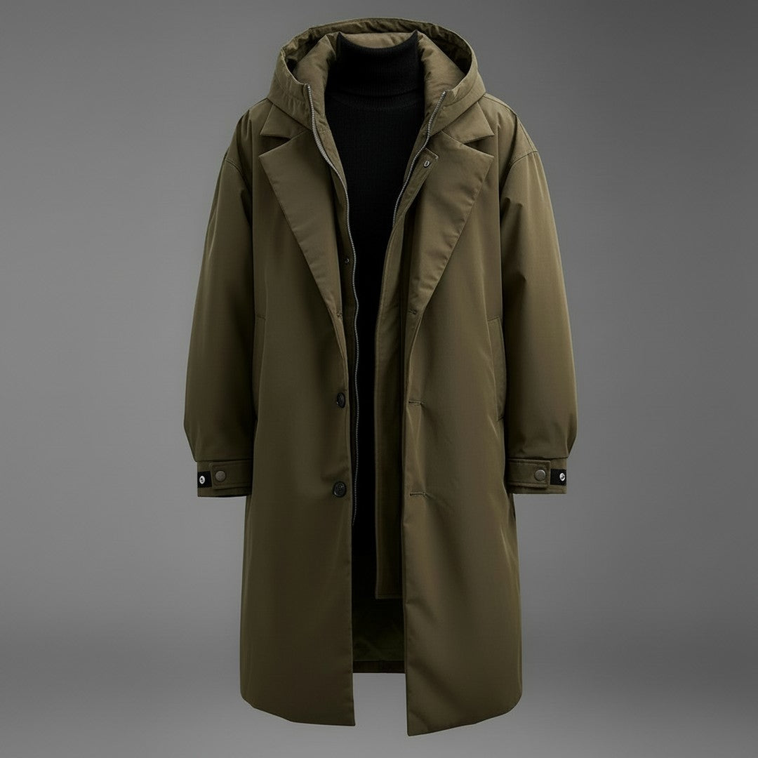 Long Line Hooded Coat