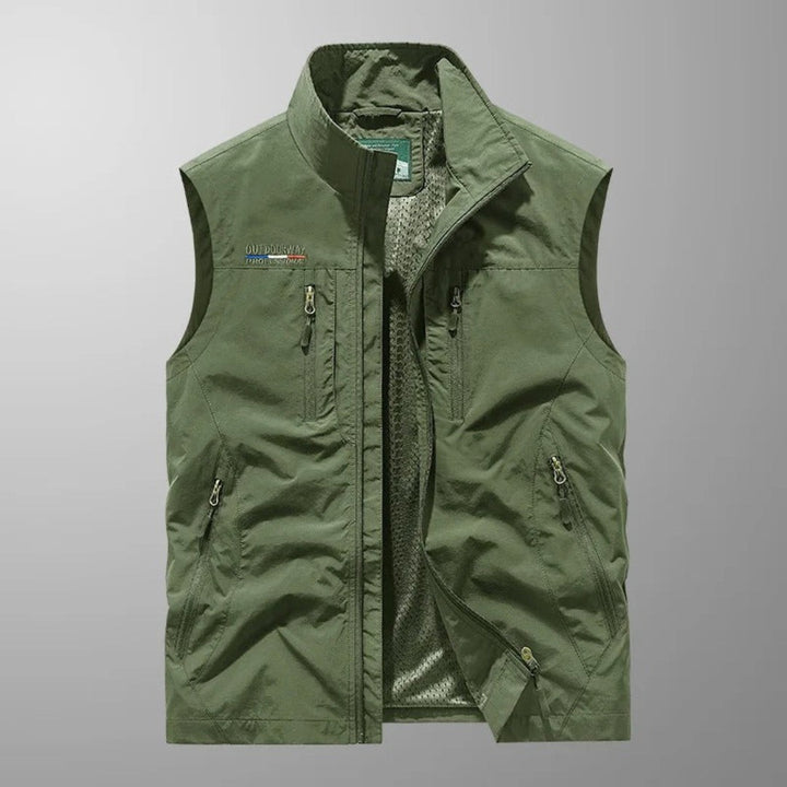 MULTI POCKET UTILITY VEST FOR MEN