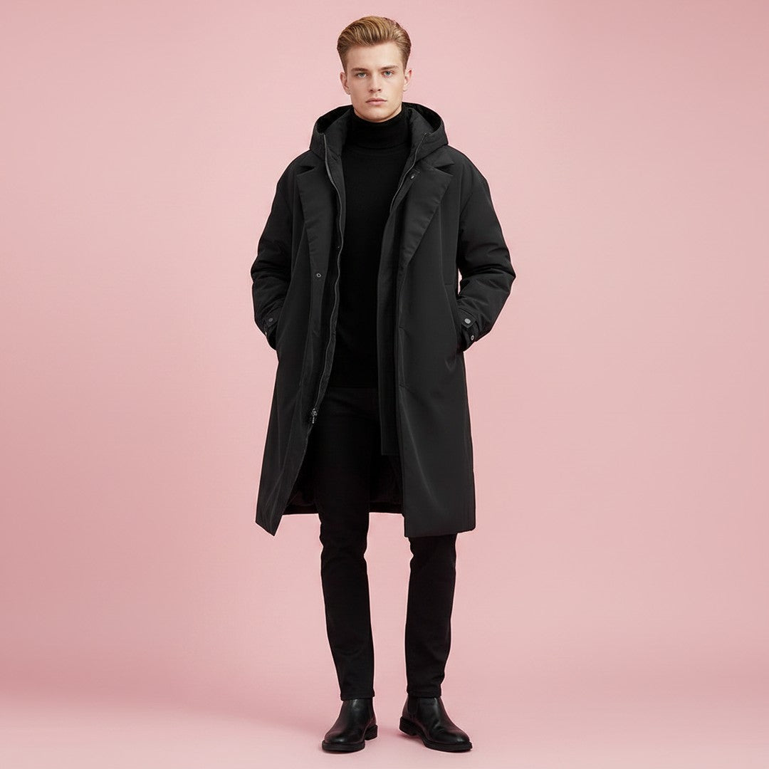 Long Line Hooded Coat