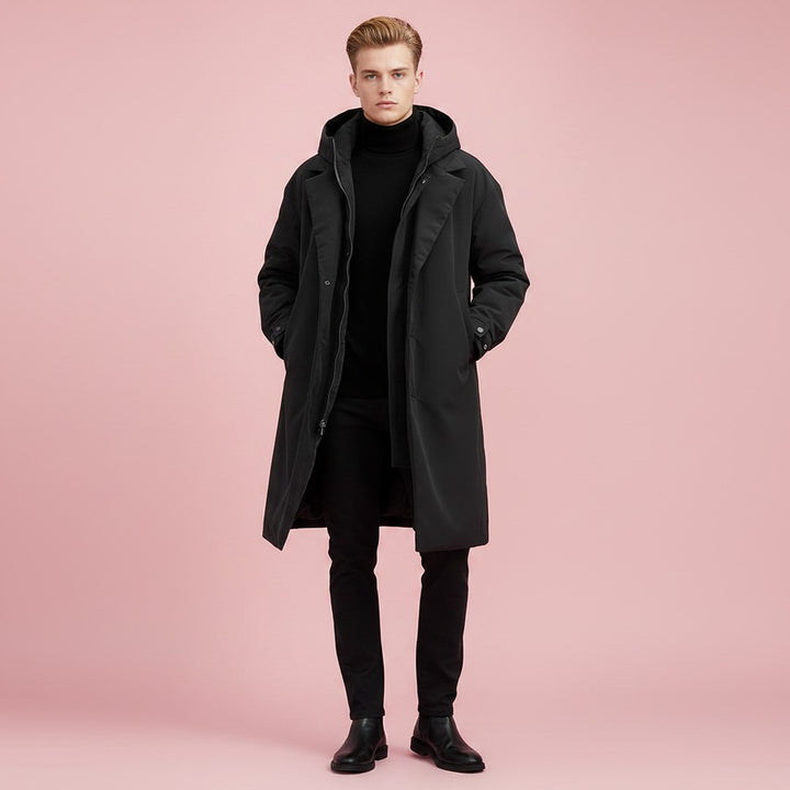 Long Line Hooded Coat