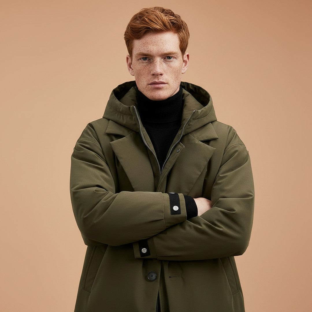 Long Line Hooded Coat