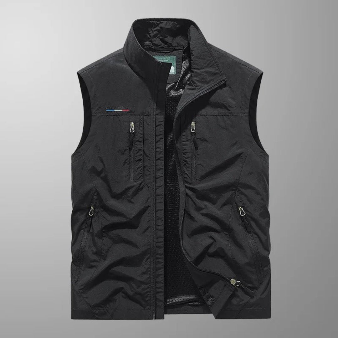 MULTI POCKET UTILITY VEST FOR MEN