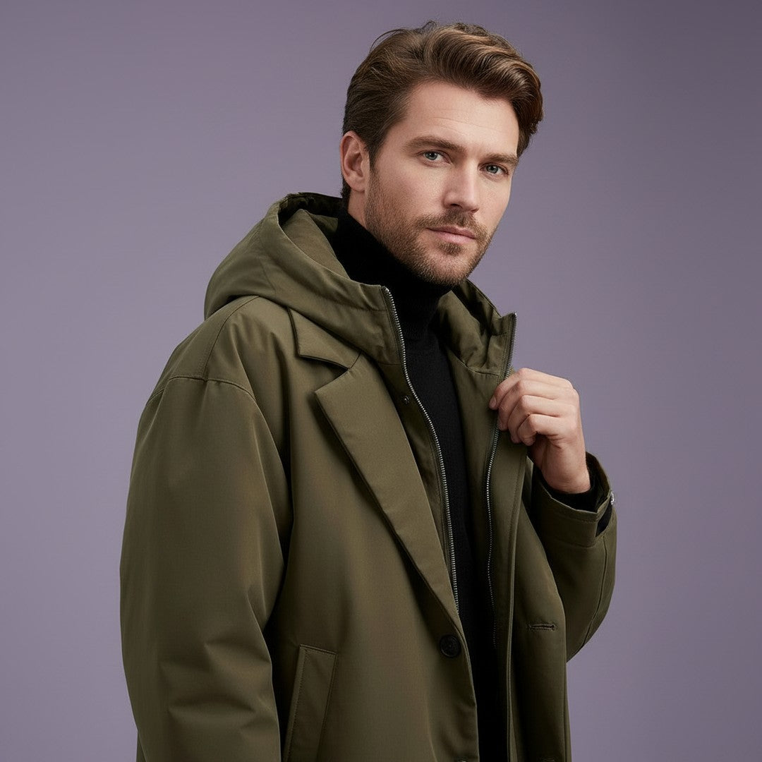 Long Line Hooded Coat