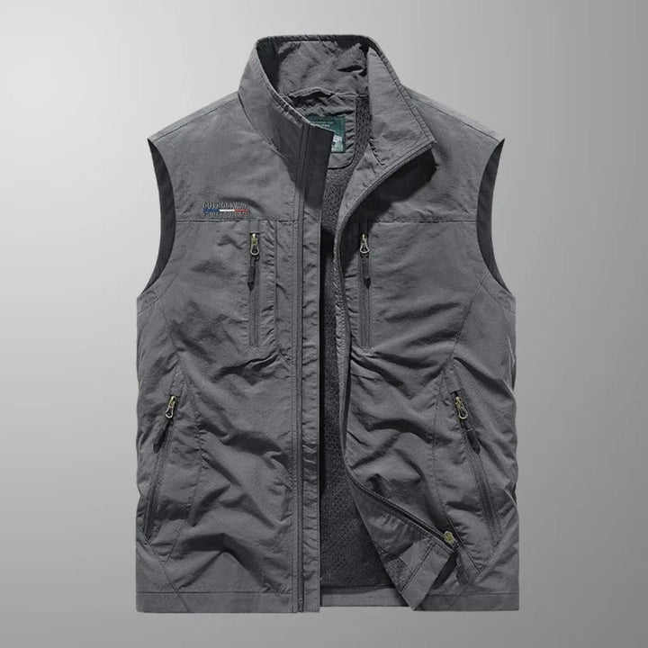 MULTI POCKET UTILITY VEST FOR MEN