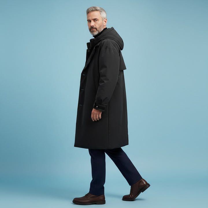 Long Line Hooded Coat