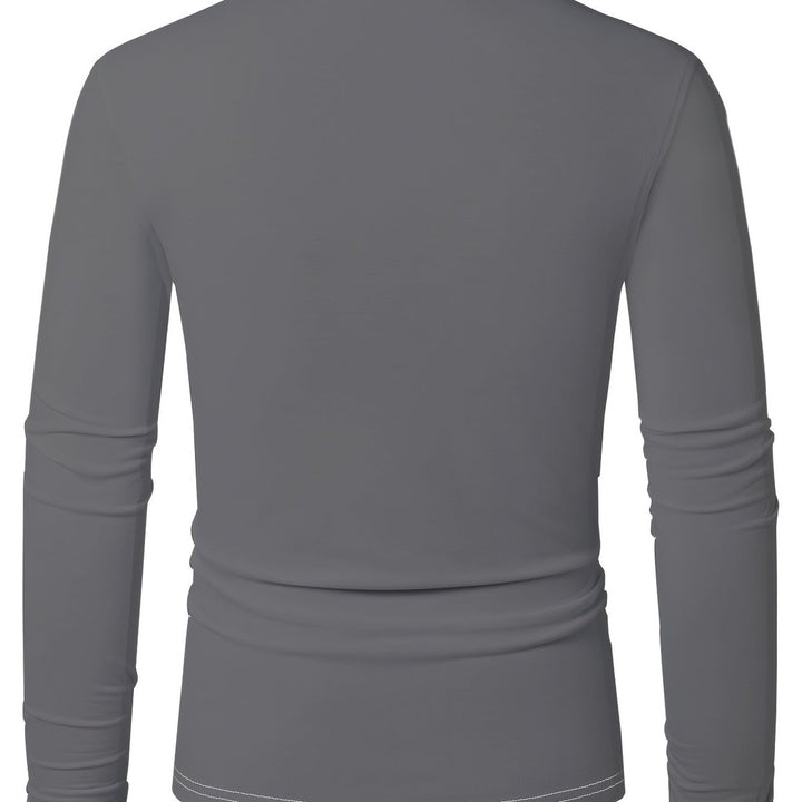 Long Sleeve Holiday Print Shirt