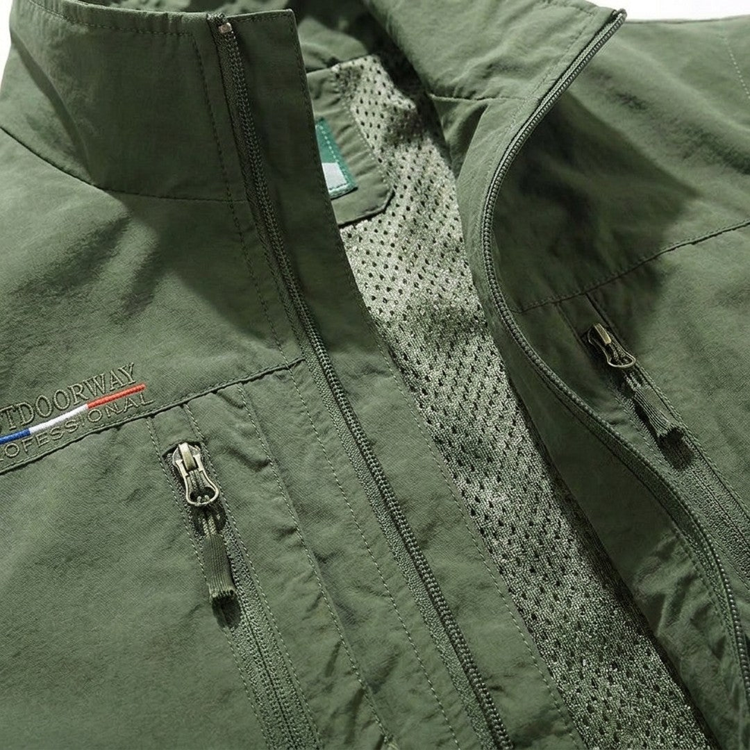 MULTI POCKET UTILITY VEST FOR MEN