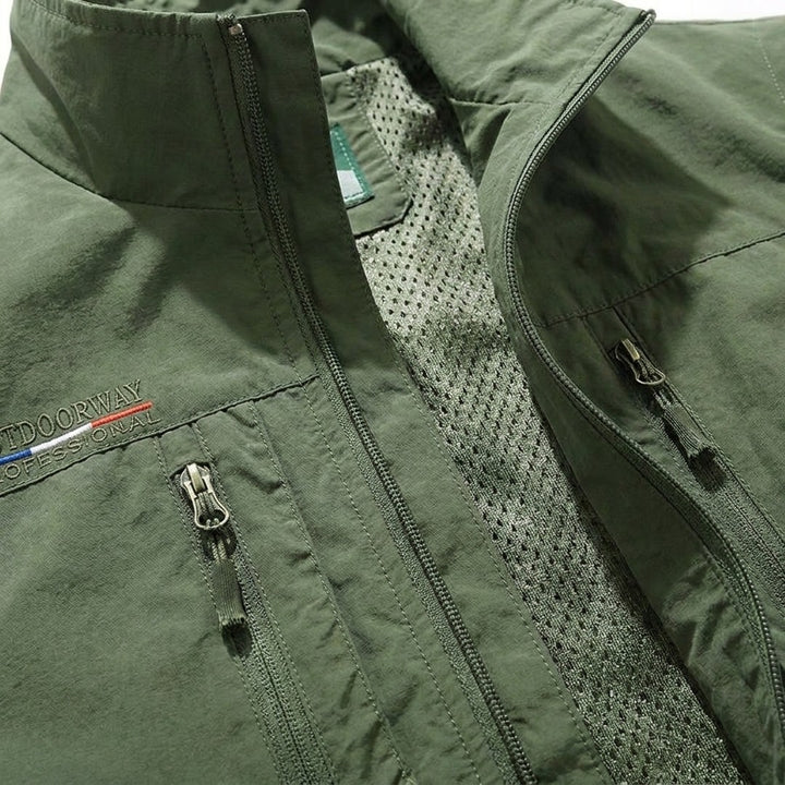 MULTI POCKET UTILITY VEST FOR MEN