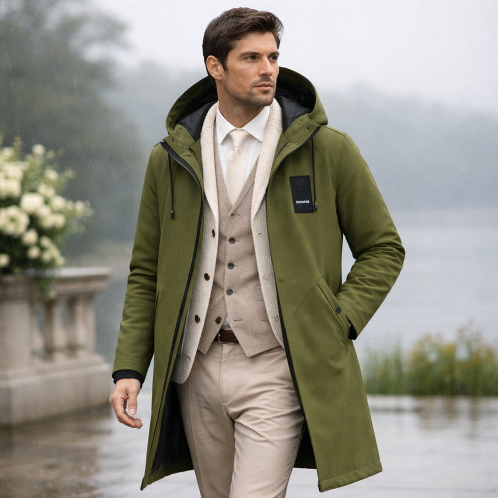 Longline Hooded Field Coat