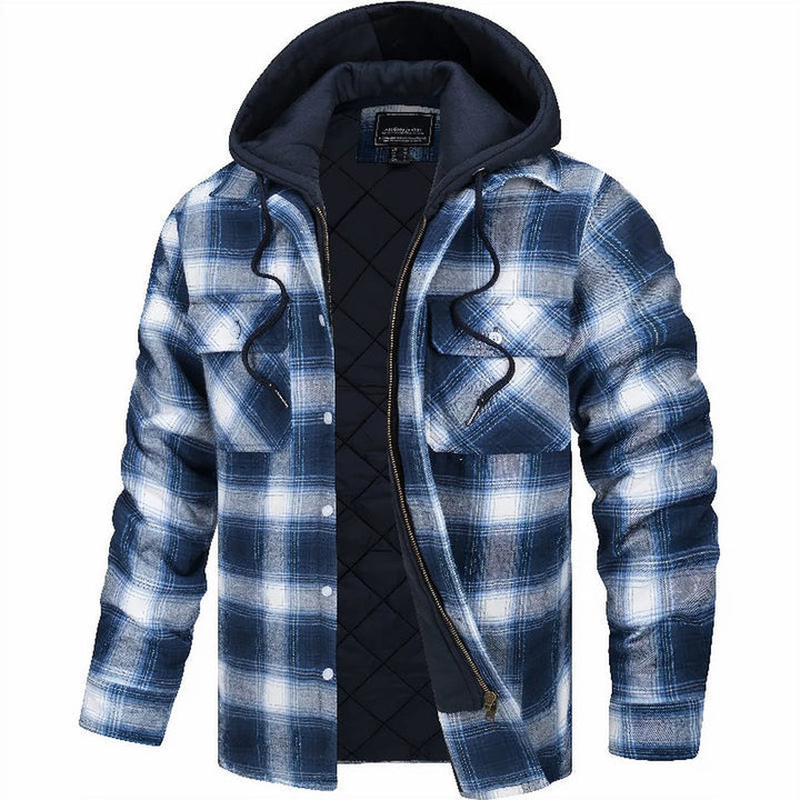 Quilted Flannel Shirt Jacket