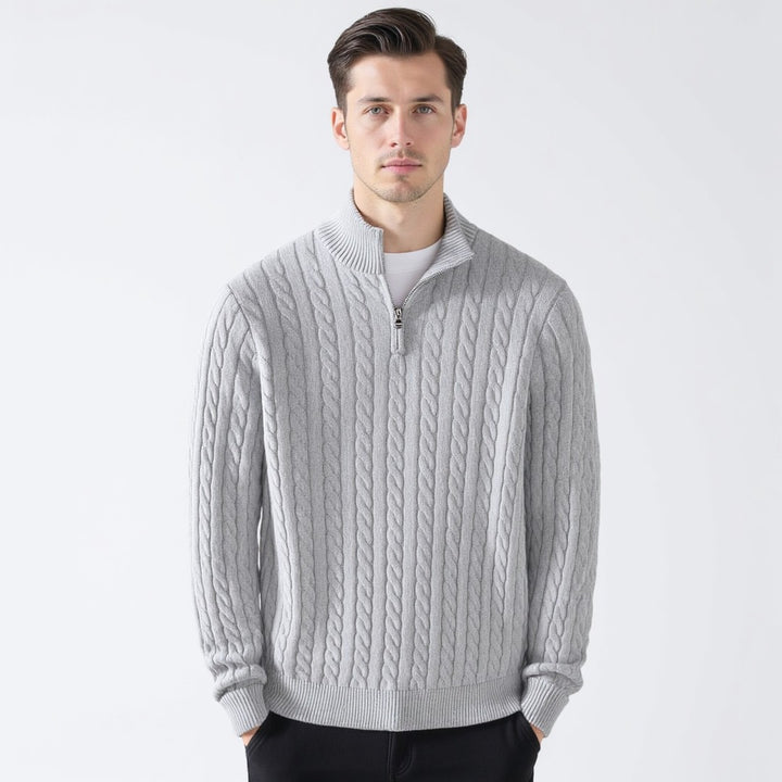 TAEBAEK Zipped Cable Sweater - 5-Pack