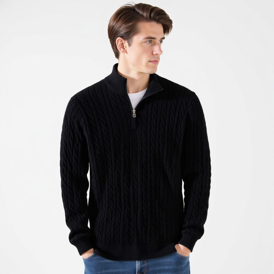 TAEBAEK Zipped Cable Sweater - 5-Pack